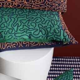 Ripple Cushion Cover Green 45 x 45cm - thumbnail 3