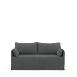 Nicholson Loose Cover Sofa 180cm - Linen: Iron