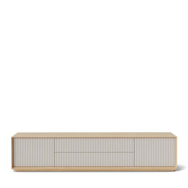 Pillar Low Console Oak & Stone - image 1
