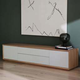 Pillar Low Console Oak & Stone - thumbnail 4