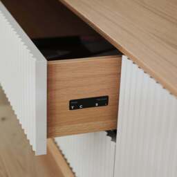 Pillar Low Console Oak & Stone - thumbnail 5