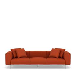 Pelham 4-Seater Sofa - Wool: Cinnamon