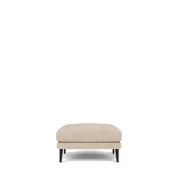 Dove Footstool - Giada Textured Chenille: Almond