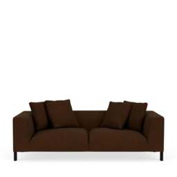 Sloan 3-Seater Sofa - Kairos Leather: Chocolate Forest