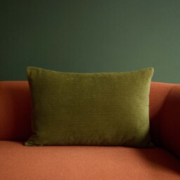 Miller Corduroy Velvet Cushion Cover Olive 40 x 60cm - thumbnail 3