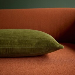 Miller Corduroy Velvet Cushion Cover Olive 40 x 60cm - thumbnail 4