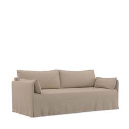 Nicholson Loose Cover Sofa 220cm Linen Flax - thumbnail 2