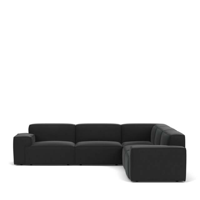 Livello Corner Sofa - Giada Textured Chenille: Charcoal
