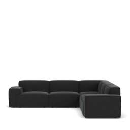 Livello Corner Sofa - Giada Textured Chenille: Charcoal
