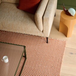 Macrame Rug Rust & Charcoal (4 Sizes) - thumbnail 2