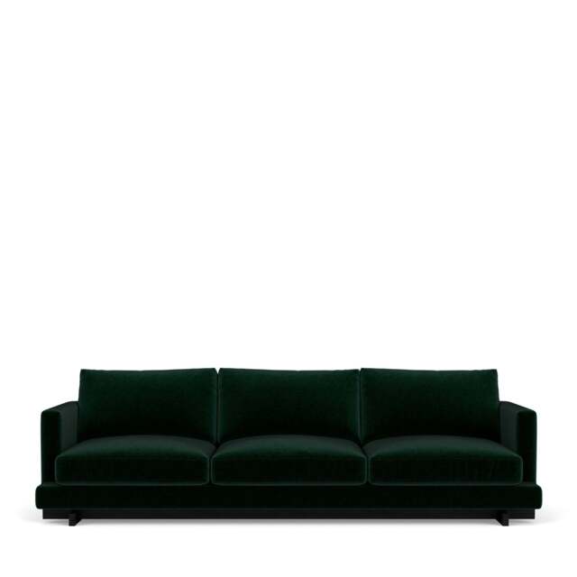 Harper 5-Seater Sofa - Lario Duro Velvet: Emerald