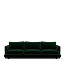 Harper 5-Seater Sofa - Lario Duro Velvet: Emerald