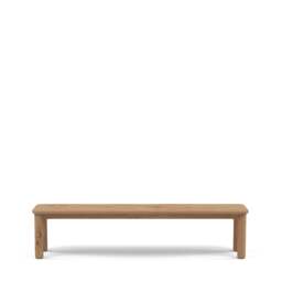 Gather Bench Oak - Oak: White Oil / 195cm / Filled