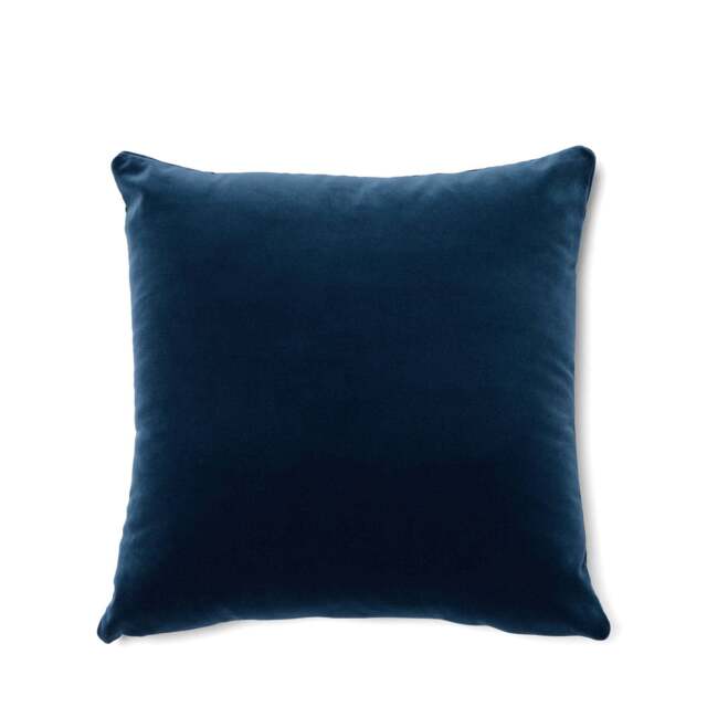 Otto Cushion Duro Velvet Zaffre 50 x 50cm - image 1