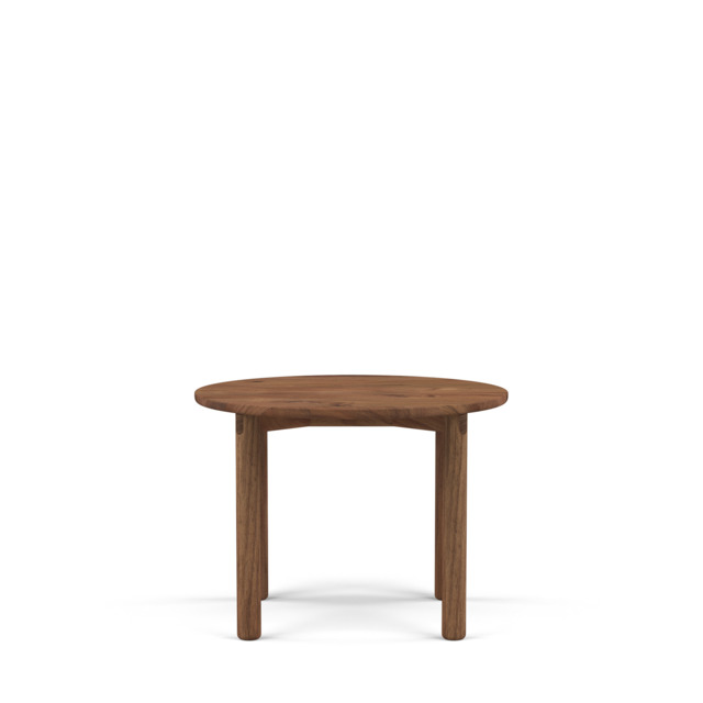 Gather Dining Table Round Walnut - Walnut - Oil / 100cm / Filled