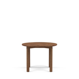 Gather Dining Table Round Walnut - Walnut - Oil / 100cm / Filled
