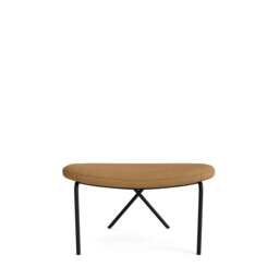 Cross Leg Ottoman - Kairos Leather: Toffee