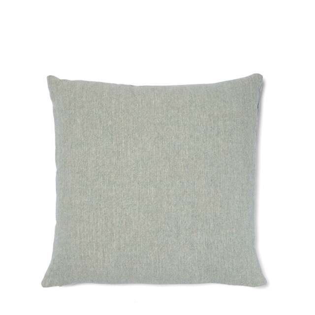 Otto Cushion Stonewash Linen Aqua 50 x 50cm - image 1