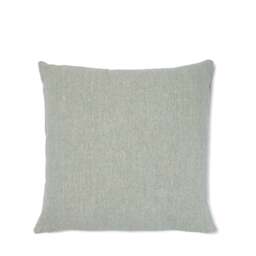 Otto Cushion Stonewash Linen Aqua 50 x 50cm - thumbnail 1