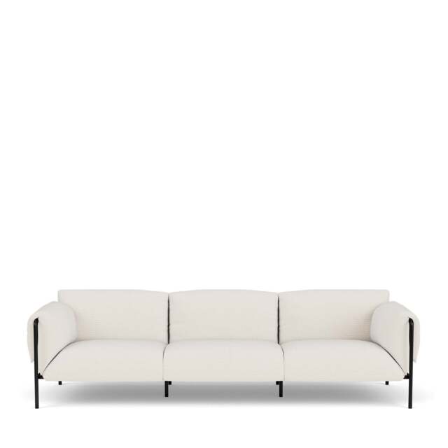 Fold Outdoor 3-Seater Sofa With Arms - Bora Bora: Stone