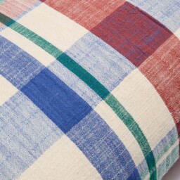 Marabar Cushion Cover Blue & Cinnabar 50 x 50cm - thumbnail 6