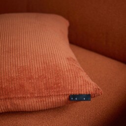 Miller Corduroy Velvet Cushion Cover Tobacco 40 x 60cm - thumbnail 4
