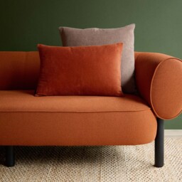 Miller Corduroy Velvet Cushion Cover Tobacco 40 x 60cm - thumbnail 2