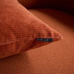 Miller Corduroy Velvet Cushion Cover Tobacco 59 x 59cm - thumbnail 4
