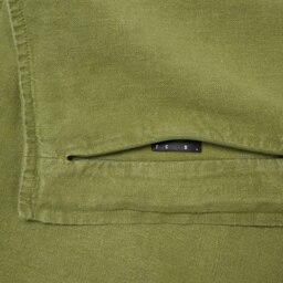 Wallis Linen Cushion Cover Olive 60 x 40cm - thumbnail 5