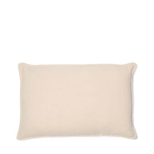 Wallis Linen Cushion Cover Natural 60 x 40cm - image 1