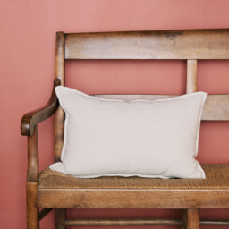 Wallis Linen Cushion Cover Natural 60 x 40cm - thumbnail 2