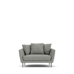 Menton 1.5-Seater Sofa - Giada Textured Chenille: Jade