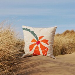 Pieces Broken Stem Diptych Flower Cushion Cover 50 x 50cm - thumbnail 2