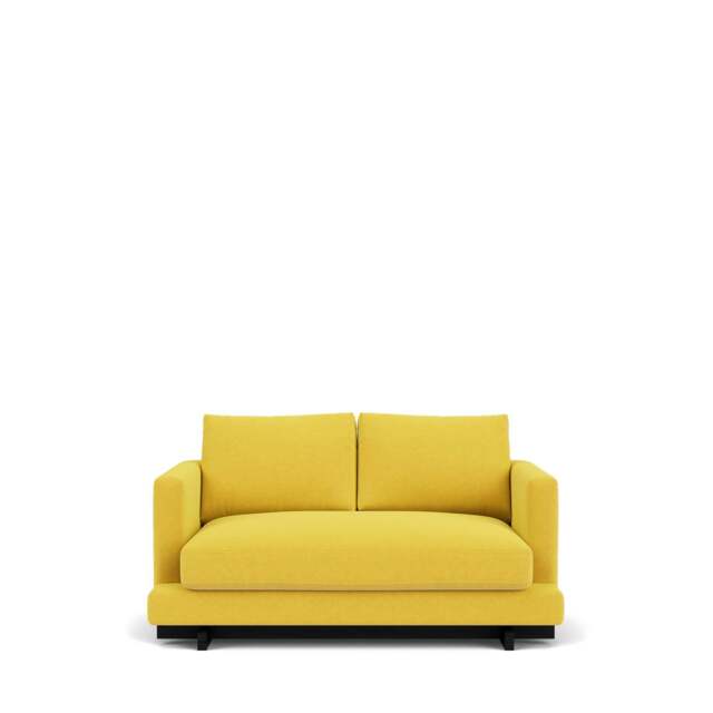 Harper 2-Seater Sofa - Lario Duro Velvet: Ochre