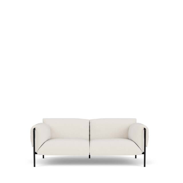 Fold Outdoor 2-Seater Sofa With Arms - Bora Bora: Stone