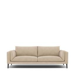 Dove 3-Seater Sofa - Giada Textured Chenille: Almond