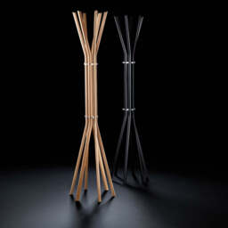 Pirouette Coat Stand Black - thumbnail 5
