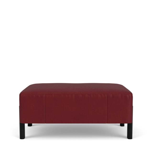 Sloan Footstool - Tosca Leather: Oxblood