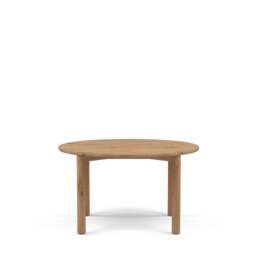 Gather Dining Table Round Oak - Oak: White Oil / 130cm / Filled