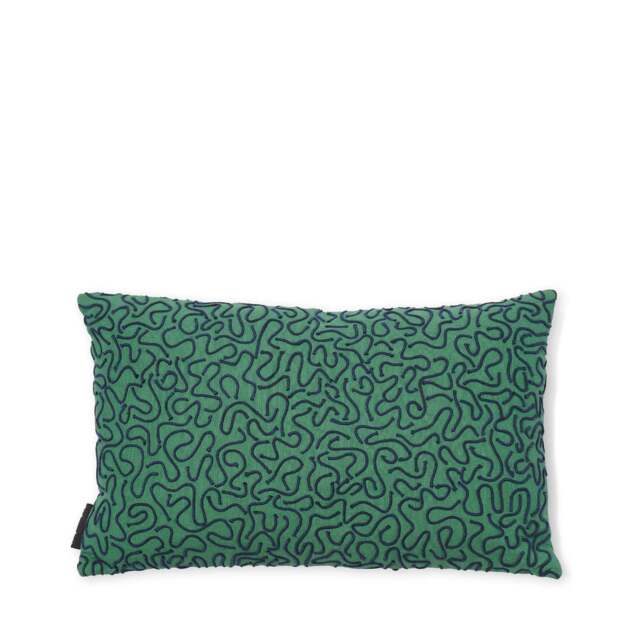 Ripple Cushion Cover Green 30 x 50cm - image 1