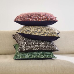 Quinn Crimson Cushion Cover 50 x 50cm - thumbnail 4