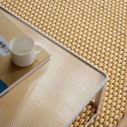 Outlet Macrame Rug Ochre & Cream 300 x 400cm - thumbnail 3