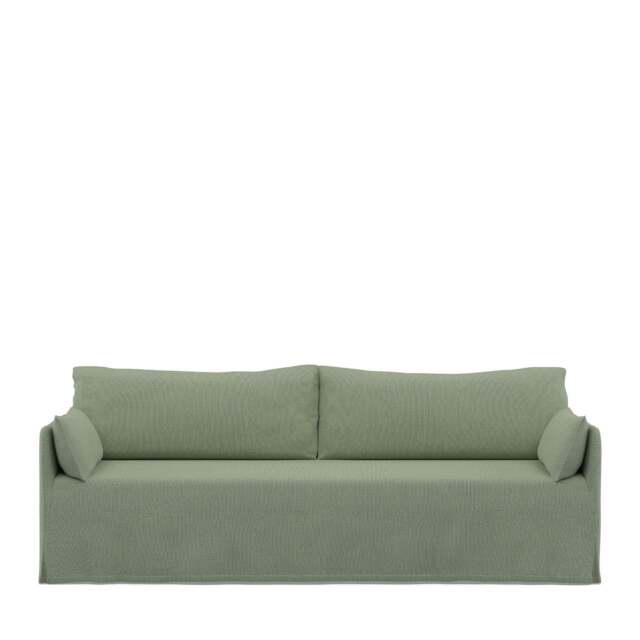 Nicholson Loose Cover Sofa 240cm - Linen: Sage