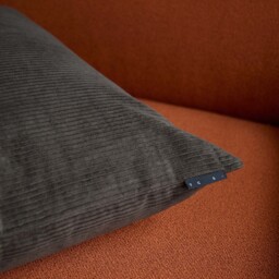 Miller Corduroy Velvet Cushion Cover Bark 59 x 59cm - thumbnail 4