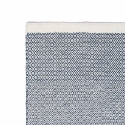 Mini Diamond Kilim Runner Ink 70 x 250cm - thumbnail 2
