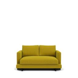 Harper 2-Seater Sofa - Lario Duro Velvet: Olive