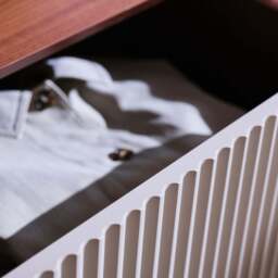 Pillar 2-Drawer Unit Walnut & Stone - thumbnail 3