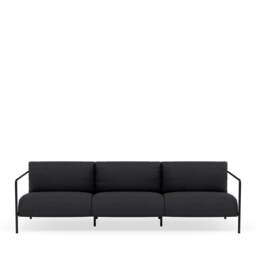 Fold Indoor 3-Seater Sofa - Wool: Shadow