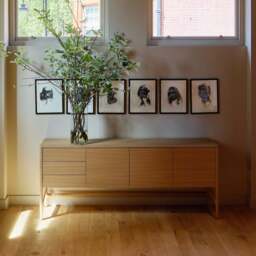 Domus Sideboard 3 Door Oak - thumbnail 2