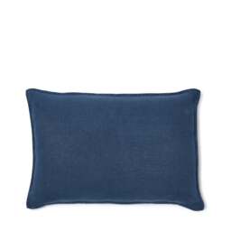 Wallis Linen Cushion Cover Blue 60 x 40cm